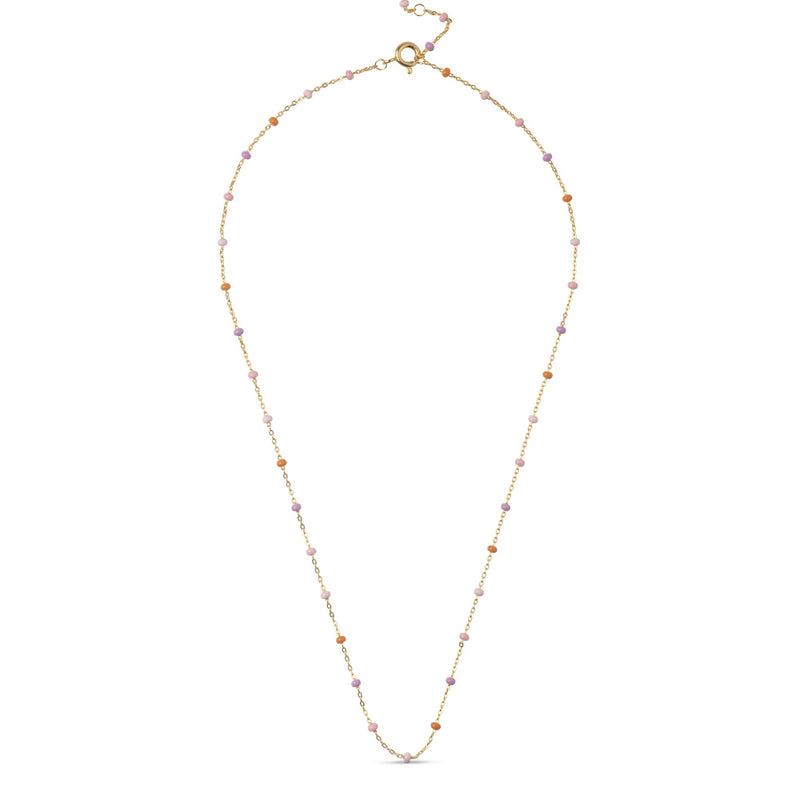 Emaille Lola Halskette Blush