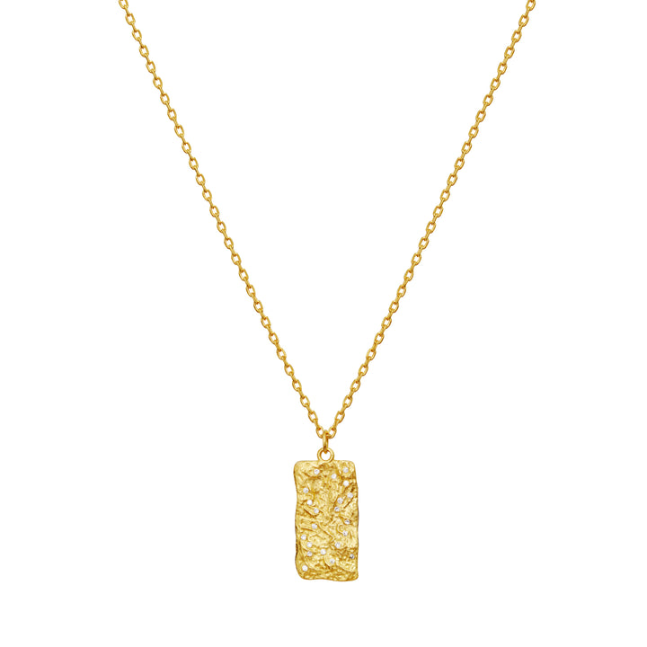 Mondesten Notabene Goldened Halskette