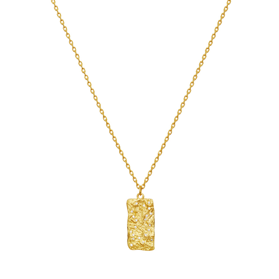 Mondesten Notabene Goldened Halskette