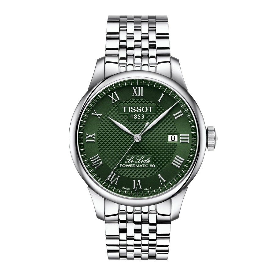 TISSOT LE LOCLE POWERMATIC 80 GRÜNES ZIFFERBLATT
