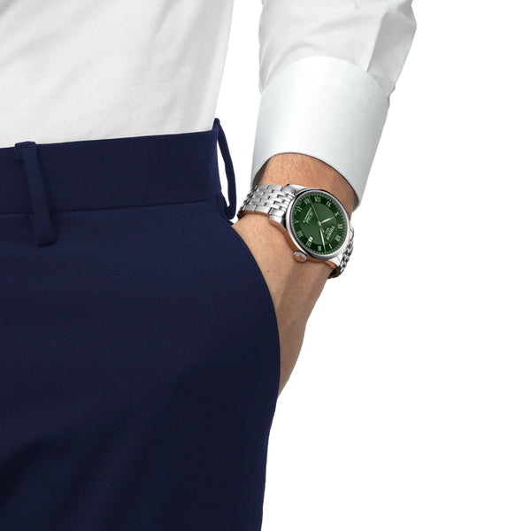 TISSOT LE LOCLE POWERMATIC 80 GRÜNES ZIFFERBLATT