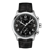 TISSOT CHRONO L 42MM – SCHWARZES LEDERARMBAND / SCHWARZES ZIFFERBLATT 