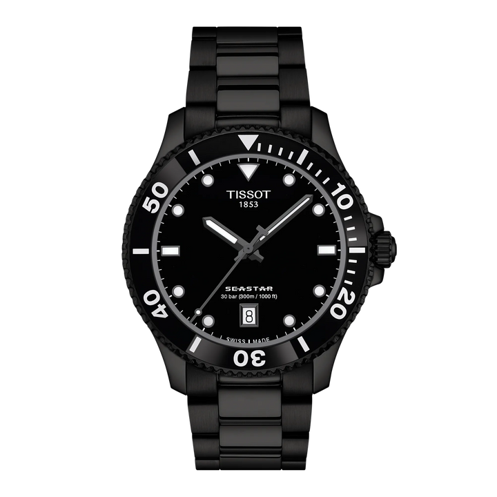 TISSOT SEASTAR 1000 40 MM – SCHWARZ PVD