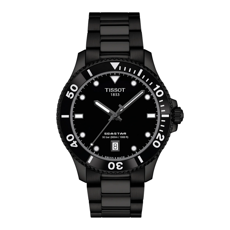 TISSOT SEASTAR 1000 40 MM – SCHWARZ PVD
