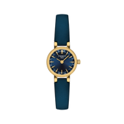 TISSOT LOVELY ROUND 19,5 MM – GOLD-PVD / BLAUES ZIFFERBLATT 