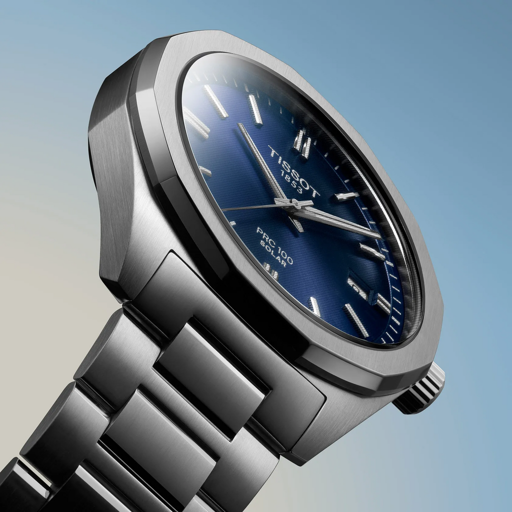 TISSOT PRC 100 SOLARQUARZ 39MM BLAU