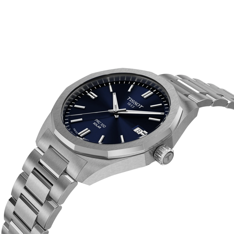TISSOT PRC 100 SOLARQUARZ 39MM BLAU