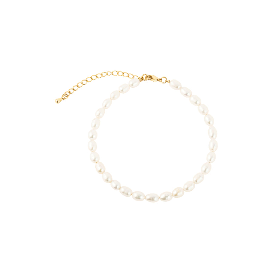 Vincent Venus vergoldetes Perlenarmband