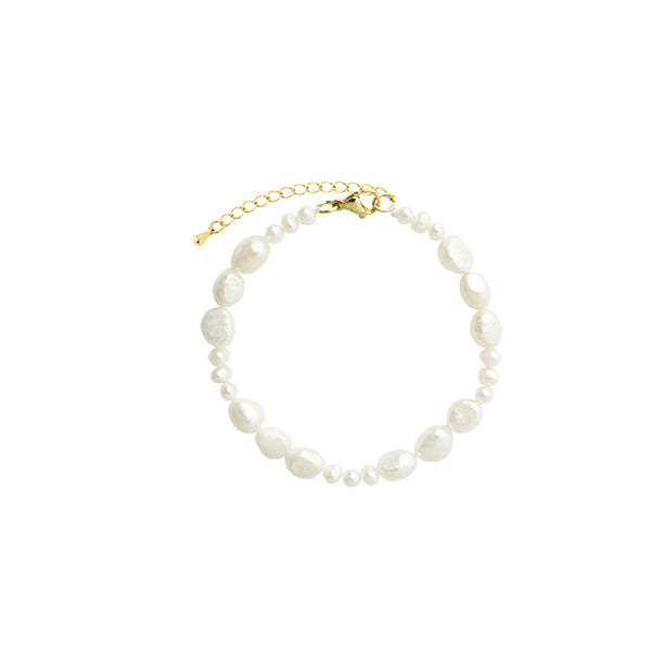 Vincent Venus Conspiracy vergoldetes Perlenarmband