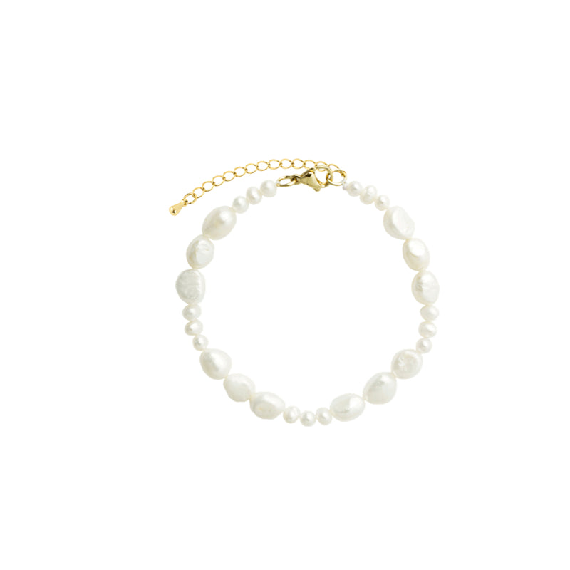 Vincent Venus Conspiracy vergoldetes Perlenarmband