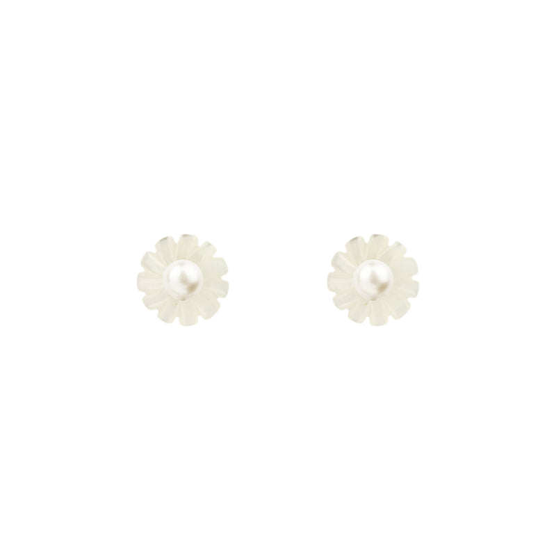 Vincent Venus Daydream Dot Pearl Earrings Golded