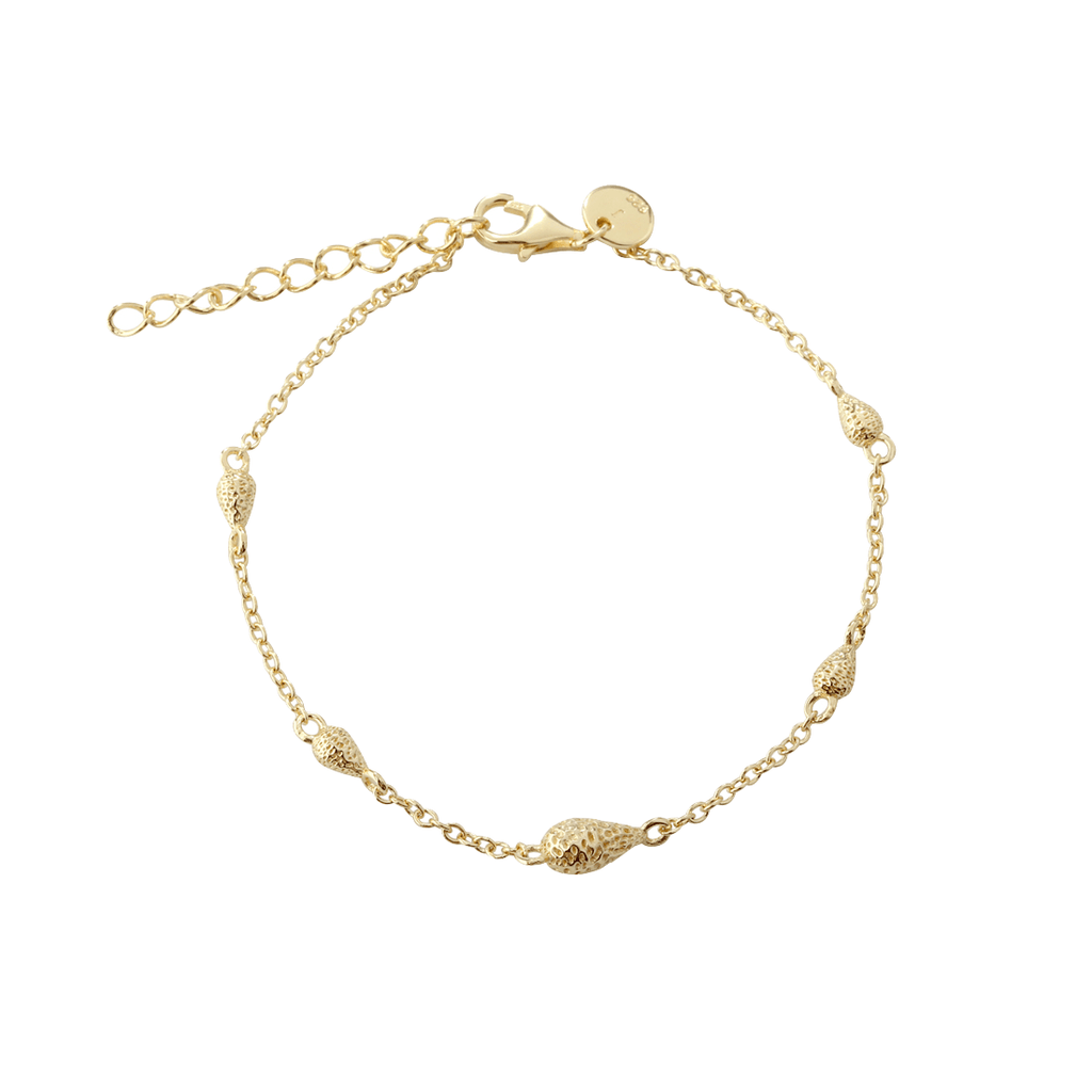 Aqua Dulce Cappa Armbånd i Forgyldt Sølv - Armbånd - 6230