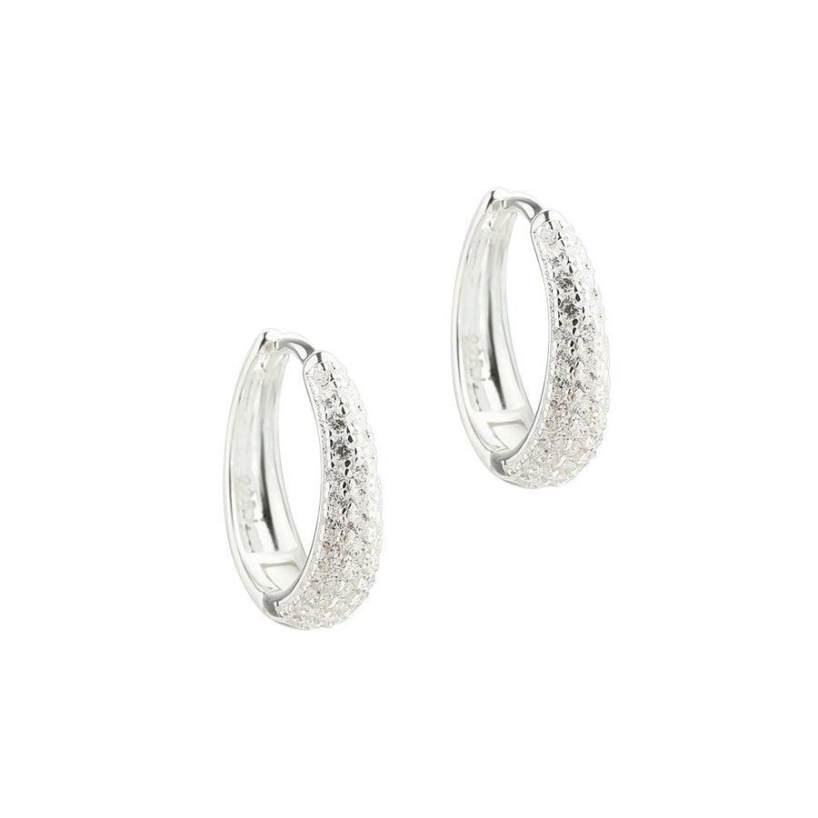 Aqua Dulce Darling Emma Medium Hoop Sølv - 5862 - Øreringe - 5862
