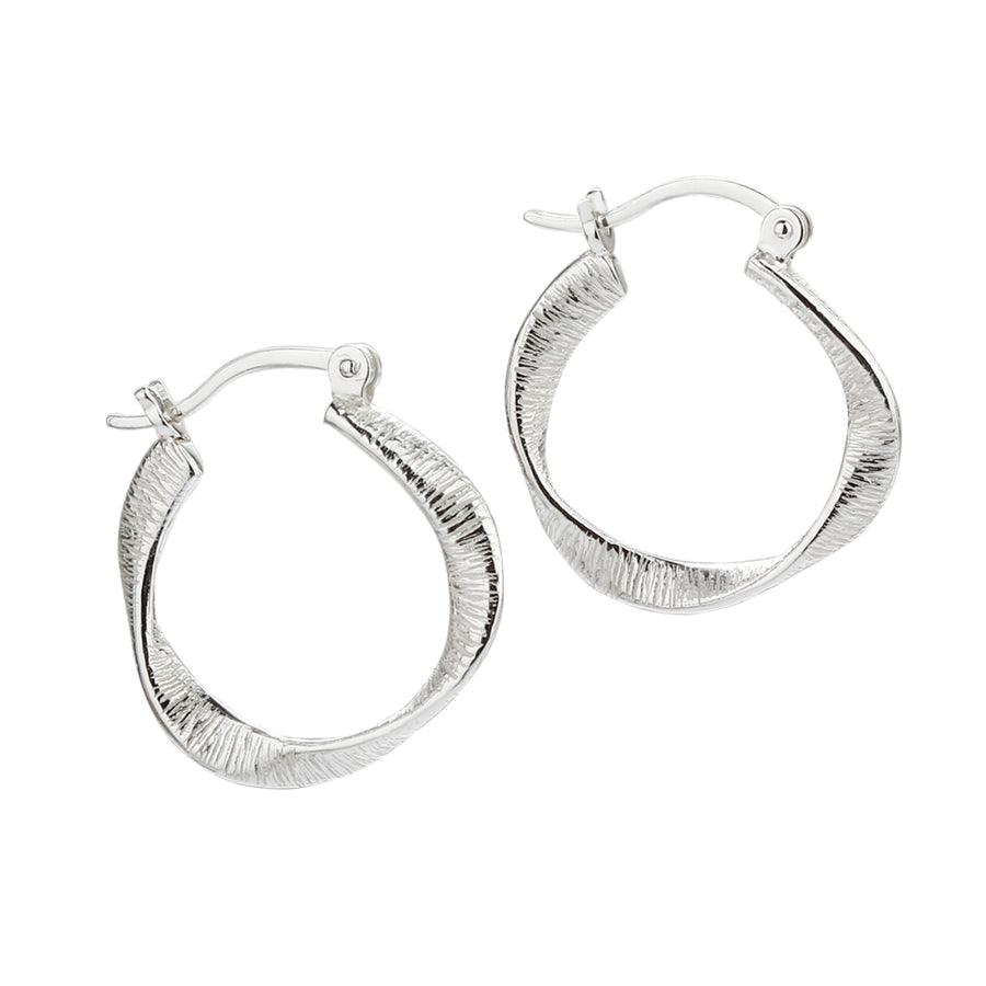 Aqua Dulce Small Twisted Hoop - 5309 - Øreringe - 5309