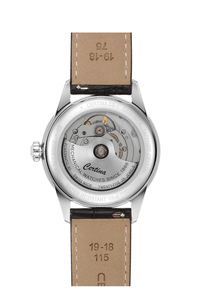 Certina DS-1 38mm Grøn Urskive - Powermatic 80 - Herreur - C0292071609100