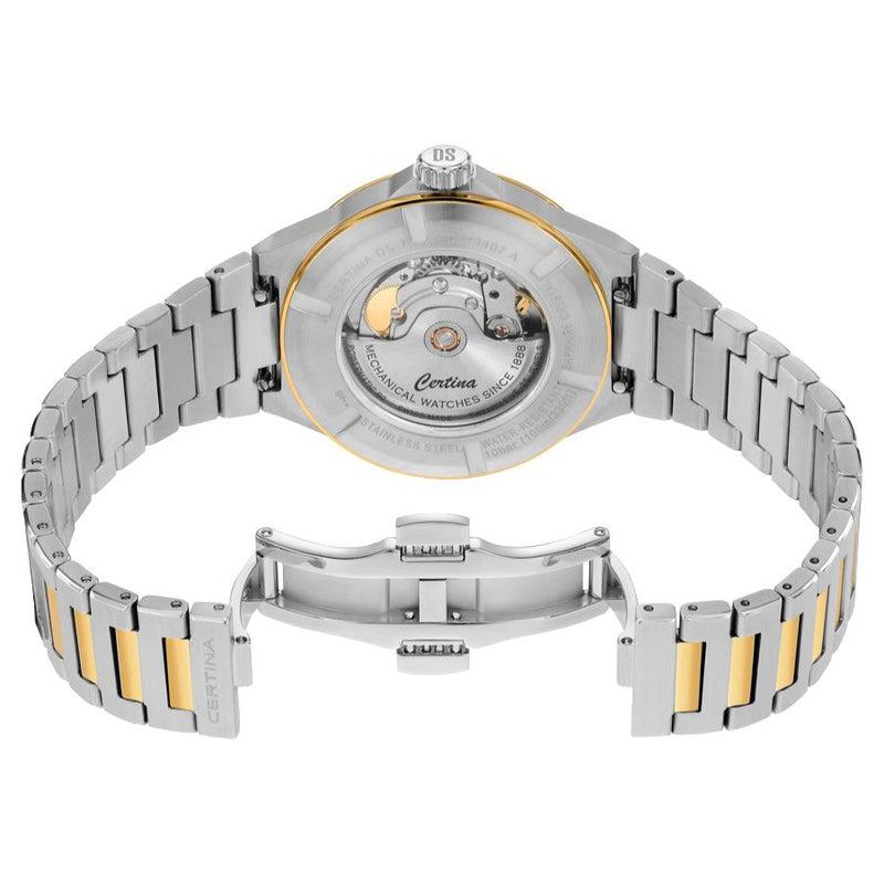 Certina DS-7 Powermatic 80 - Sølv, PVD-belægning 39mm - - C0434072203100