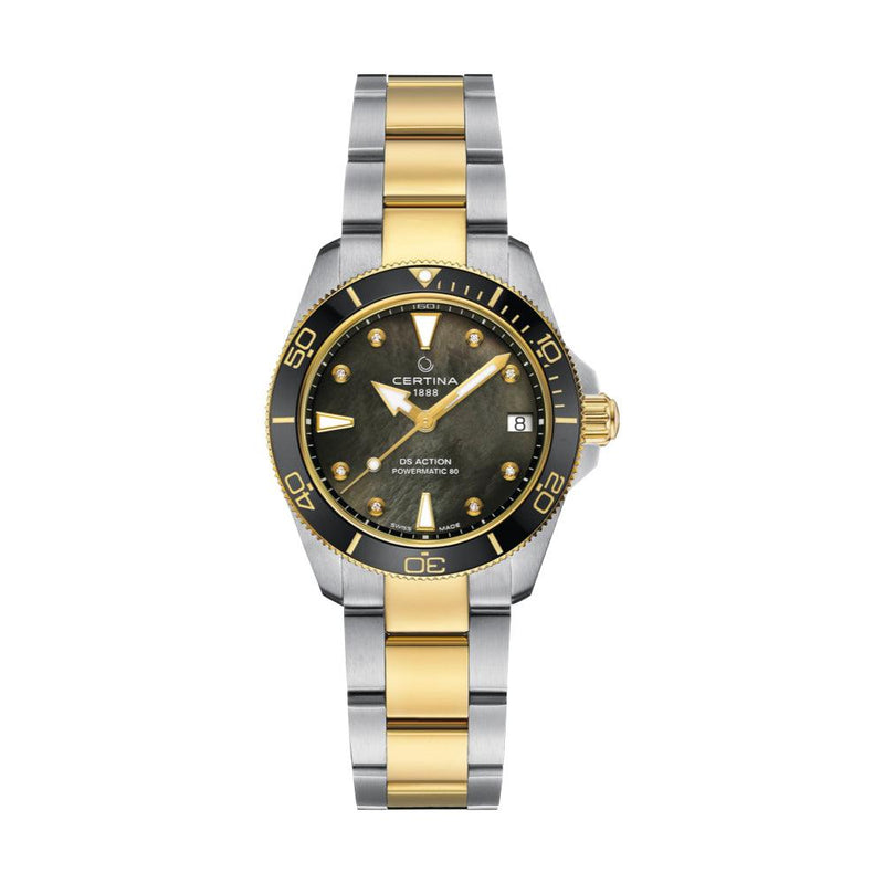 Certina DS Action 34,5mm - Powermatic 80 m. Diamanter - Dameure - C0320072212600