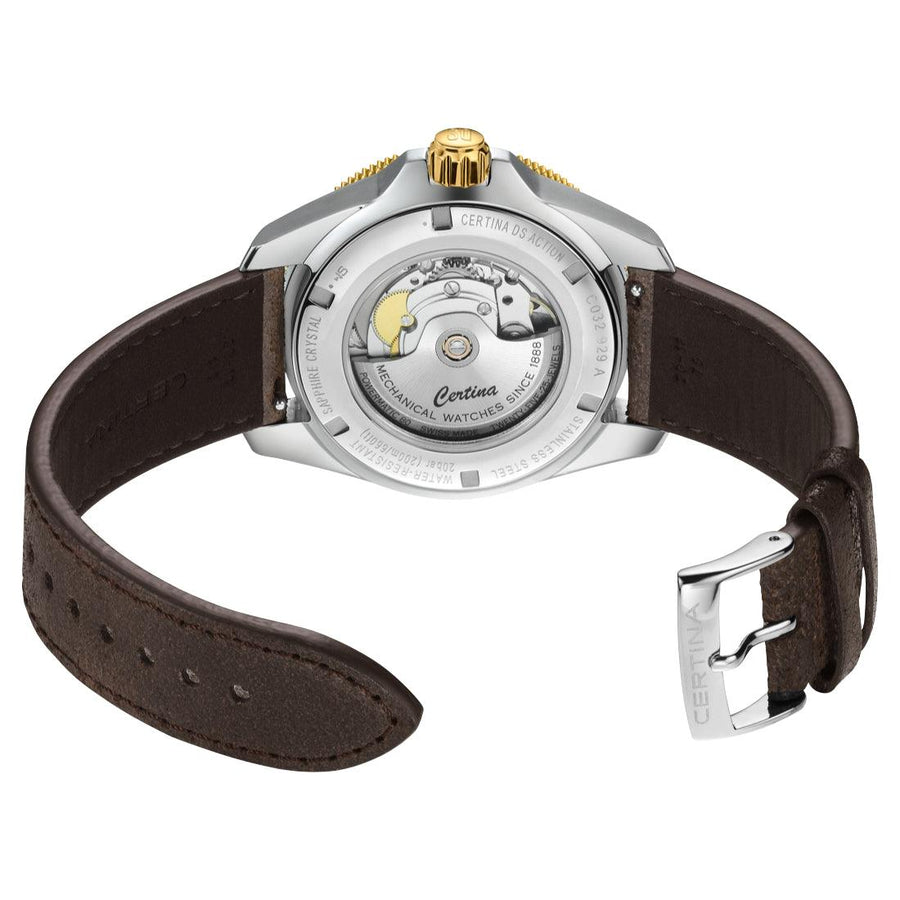 Certina DS Action GMT Powermatic 80 - Sort PVD - Herreur - C0329292605100