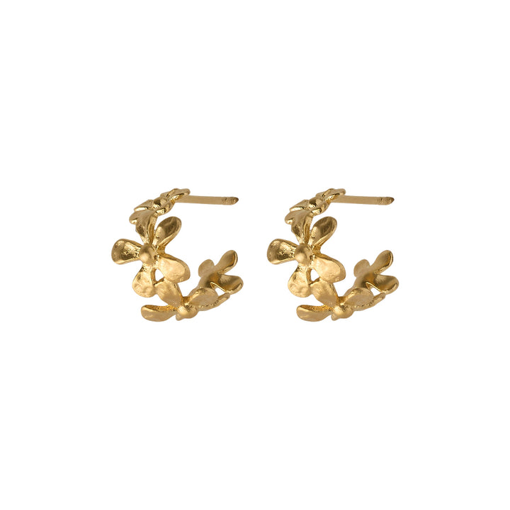 Pernille Corydon Wild Poppy Creolen – Vergoldet