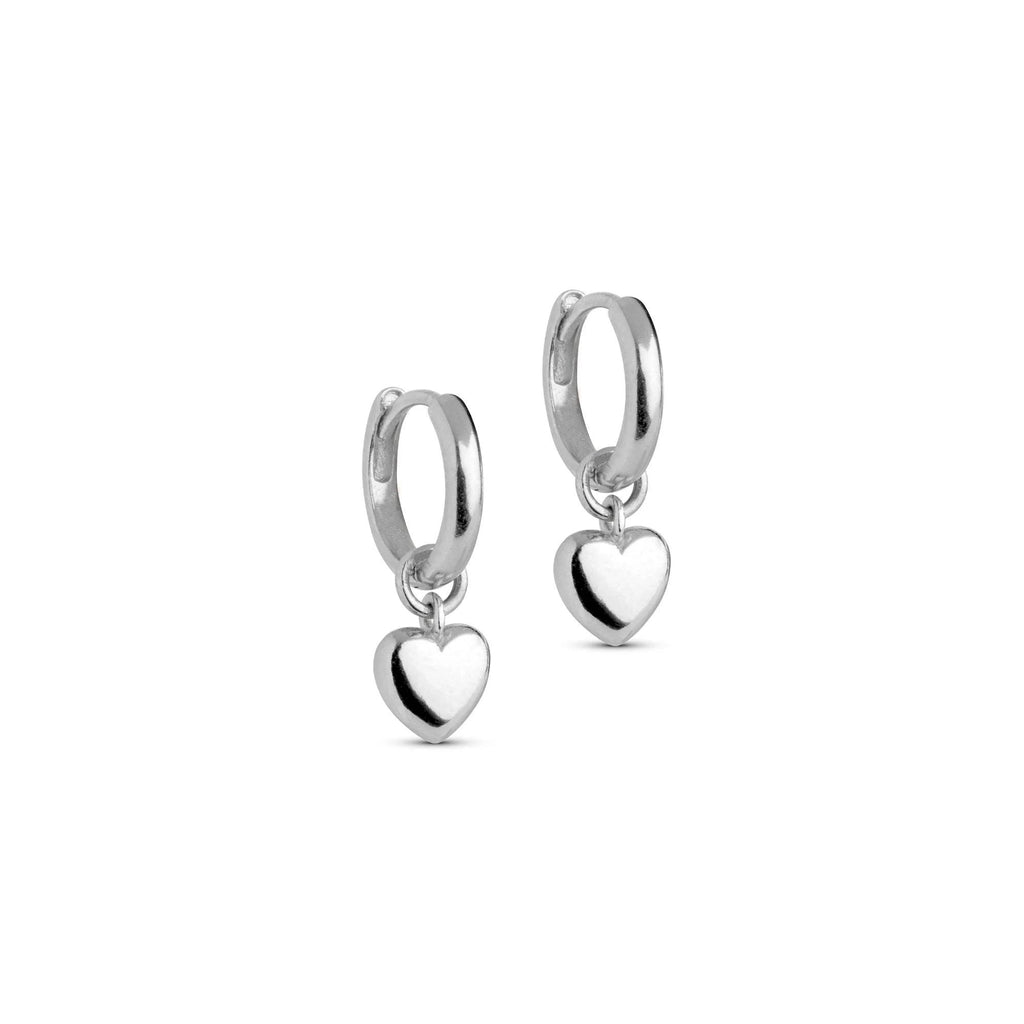 Enamel Amore Sølv Hoops - E376S - Øreringe - E376S