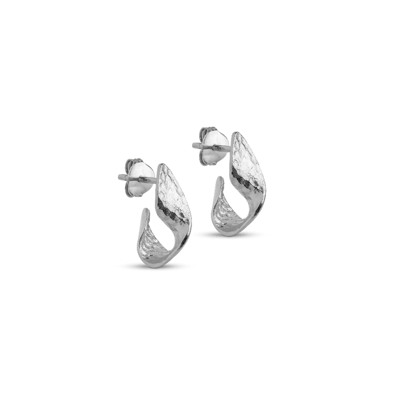 Enamel Daia Hoops I Sølv - E343SM - Øreringe - E343SM