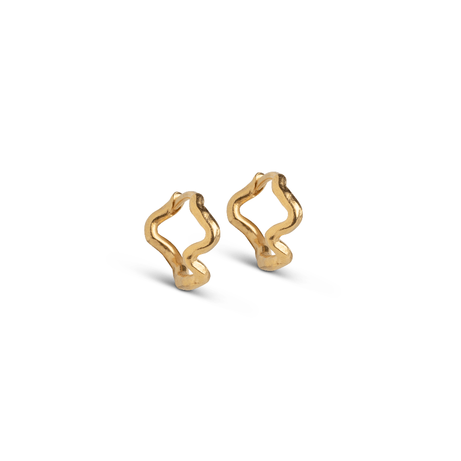 Enamel Holly Small Hoops - E310GM - Øreringe - E310GM