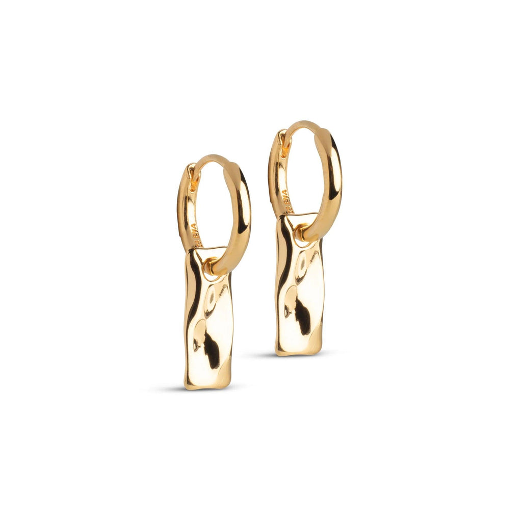 Enamel Tara Hoops Forgyldt - E391G - Øreringe - E391G
