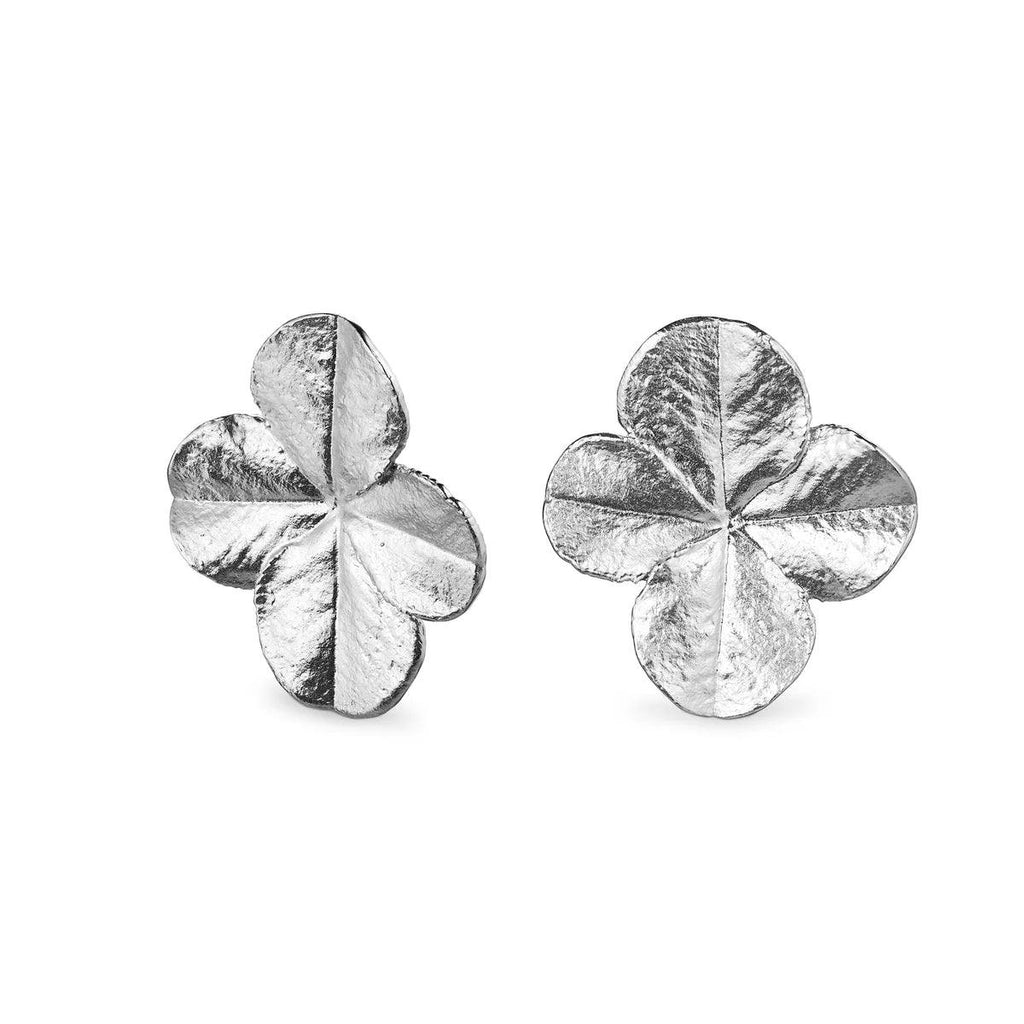Flora Danica Firkløver Ear Clips Sølv - Øreringe - 907.FLC-EACLIPS-S