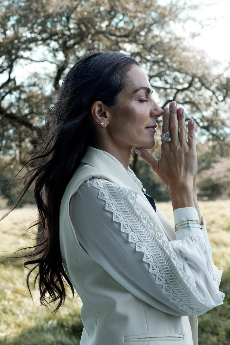 Flora Danica Firkløver Statement Ring - Sølv - Ringe - 907.FLC-STRI-S-001