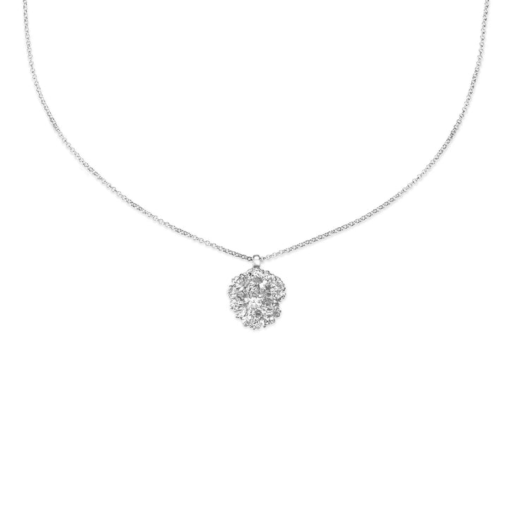 Flora Danica Petersilien-Halskette Silber, elegante Silberkette mit detailliertem Petersilien-Anhänger. Modell 907-par-ne-s-2