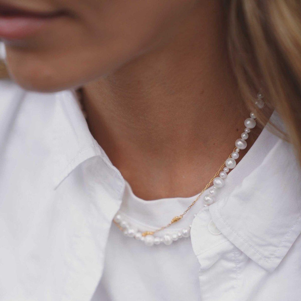 Hultquist Copenhagen Josephine Perle Halskæde - Halskæde - S08558G