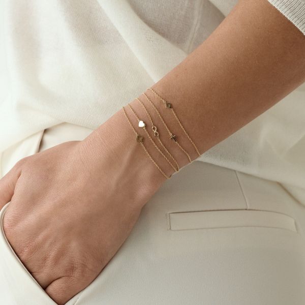 Nuran Icons Armband Eternity – 14 Karat Gold – Produktbild 2