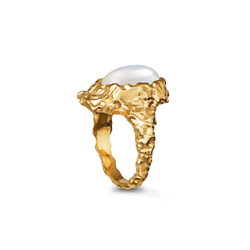 Maanesten Gudinde Ring Med Månesten - 35351A - Ringe - 35351A-001