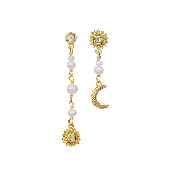 Maanesten Sunniva Earrings Forgyldt - Øreringe - 9717A