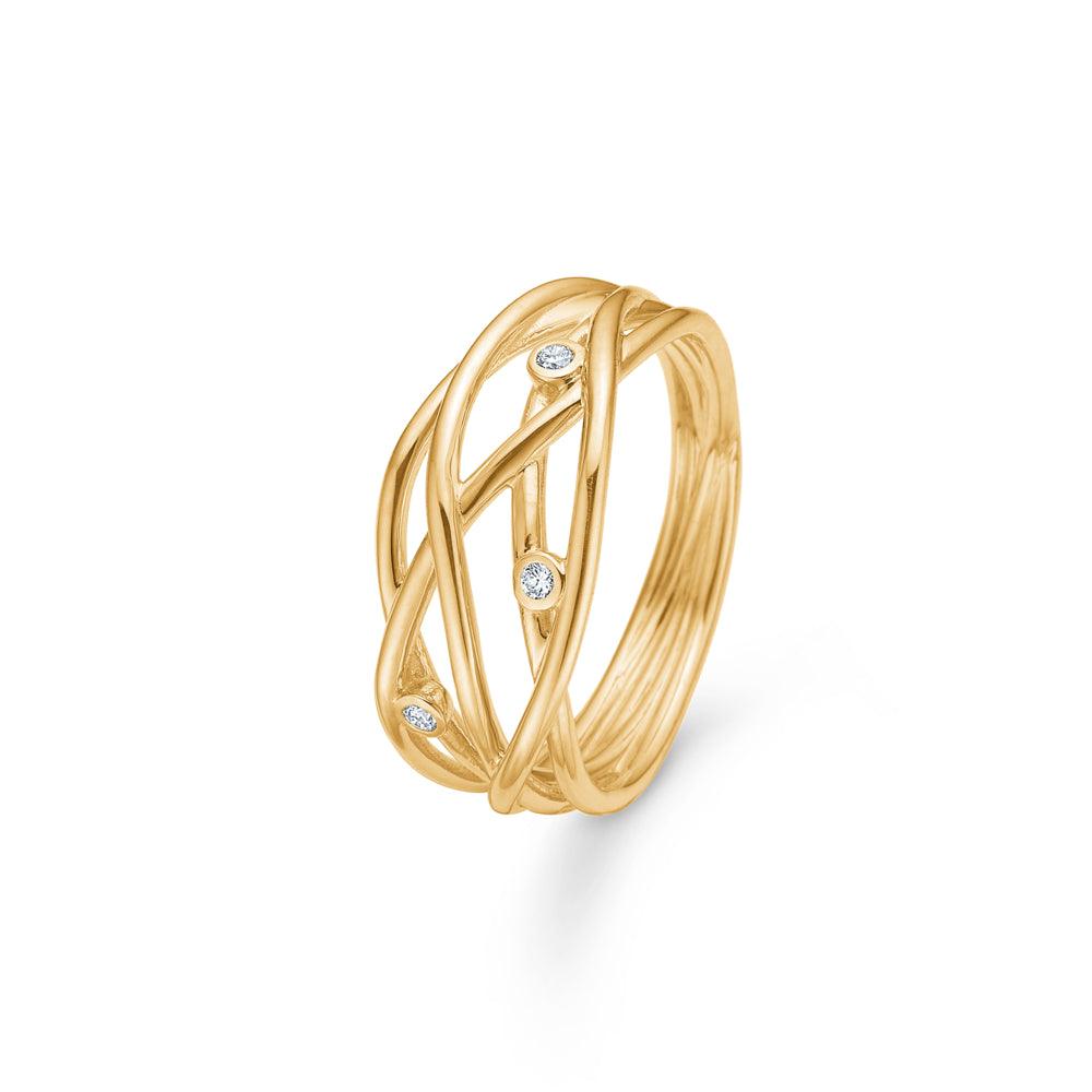 Mads Z 14kt Diamond Nest Ring 0.045ct W.si - Ringe - 1541096-001