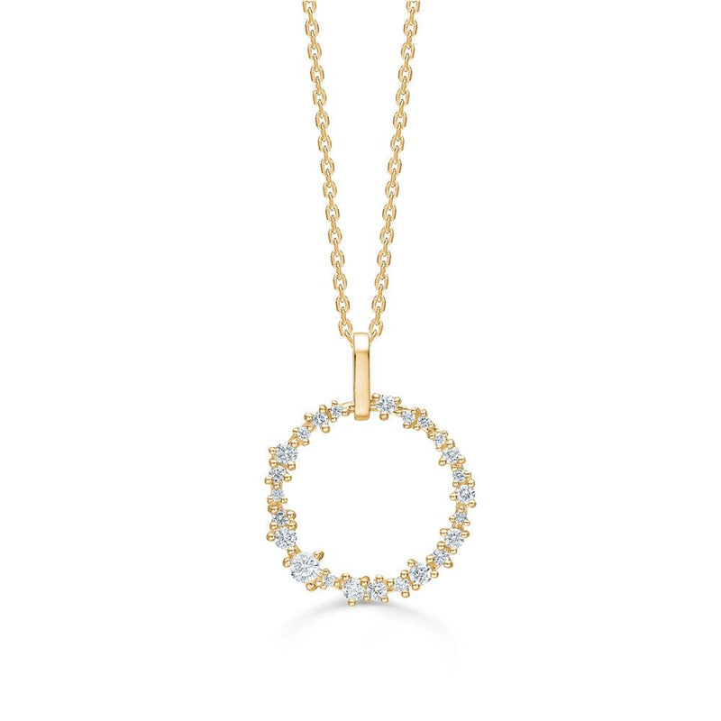 Mads Z 14kt Lucia Vedhæng 0.30ct W.si - Vedhæng - 1531054