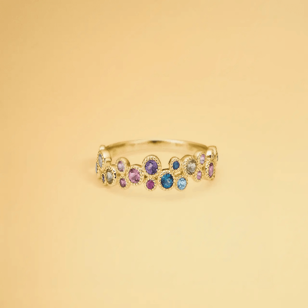 Mads Z 14kt Luxury Rainbow Petite Ring - Ringe - 1544066-001