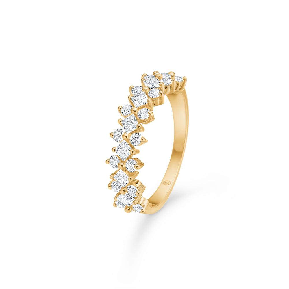 Mads Z 8kt Cassiopeia Ring Zirkonia - Ringe - 3347008-001