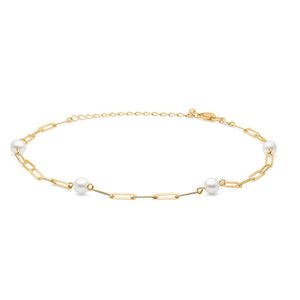 Goldene Fußkettchen