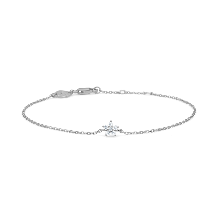 Mads Z Celeste Star-Armband aus Silber mit Sternanhänger und klarem Zirkonia, Modell 2157141-2.