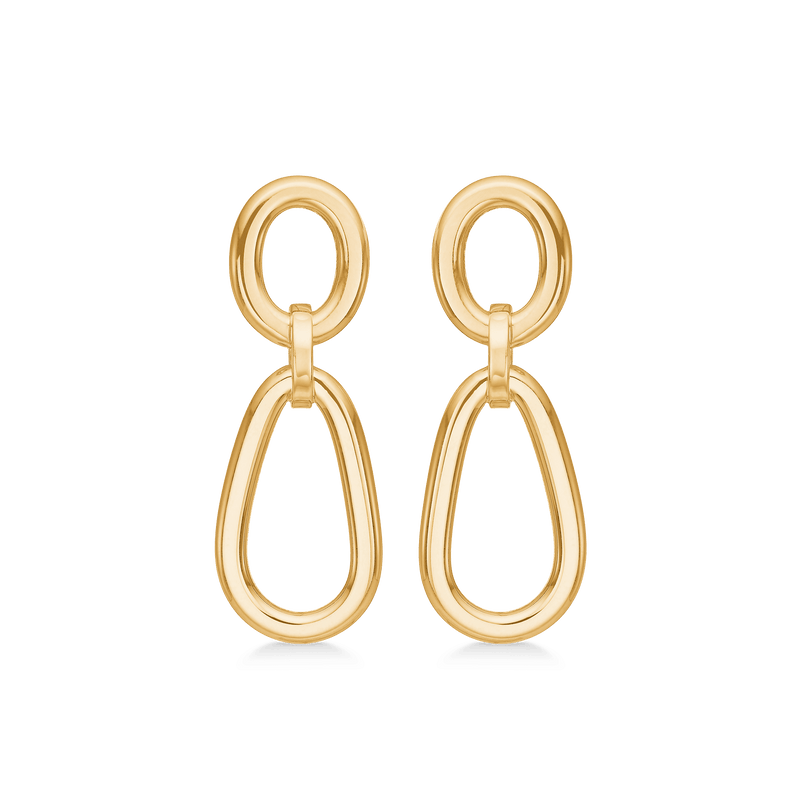 Mads Z Golden Orbit 8kt Guld Øreringe - Øreringe - 3310005