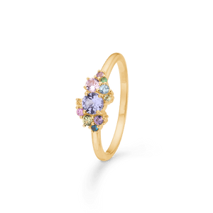 Ringe mit Saphir federn