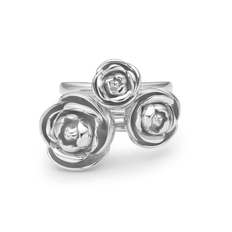 Mads Z Sølv Rosalie Ring m. Lille Rose - Ringe - 2140156-001