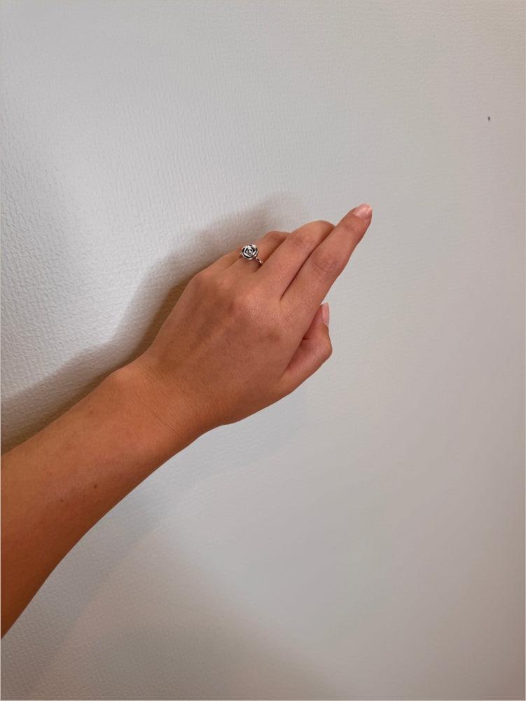 Mads Z Sølv Rosalie Ring m. Lille Rose - Ringe - 2140156-001