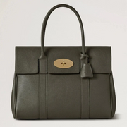 Mulberry Bayswater Juniper Green Small Classic Grain Tasche