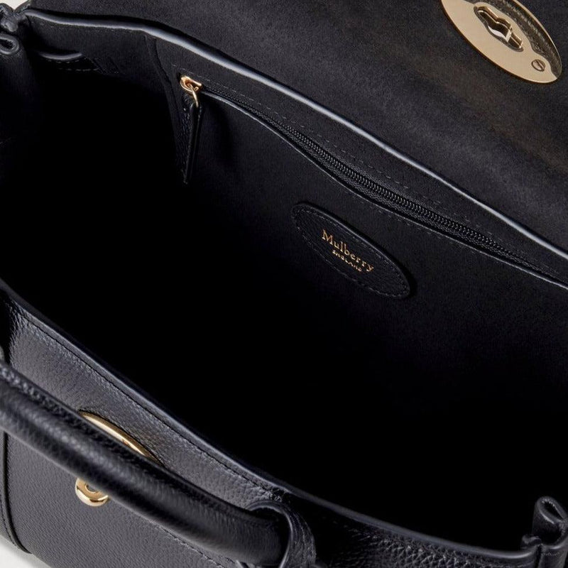 Mulberry Bayswater Satchel Black Small Classic Grain - Bayswater Taske - HH9216/205A100