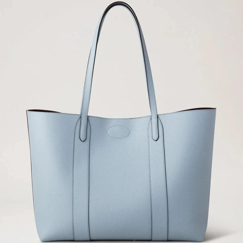 Mulberry Bayswater Tote Small Classic Grain Poplin Blue - Bayswater Taske - HH5727/205U804
