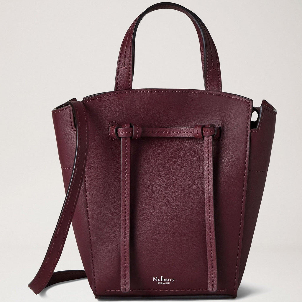 Mulberry Clovelly Mini Tote Refined Calf Black Cherry - Clovelly - RL7963/635K560