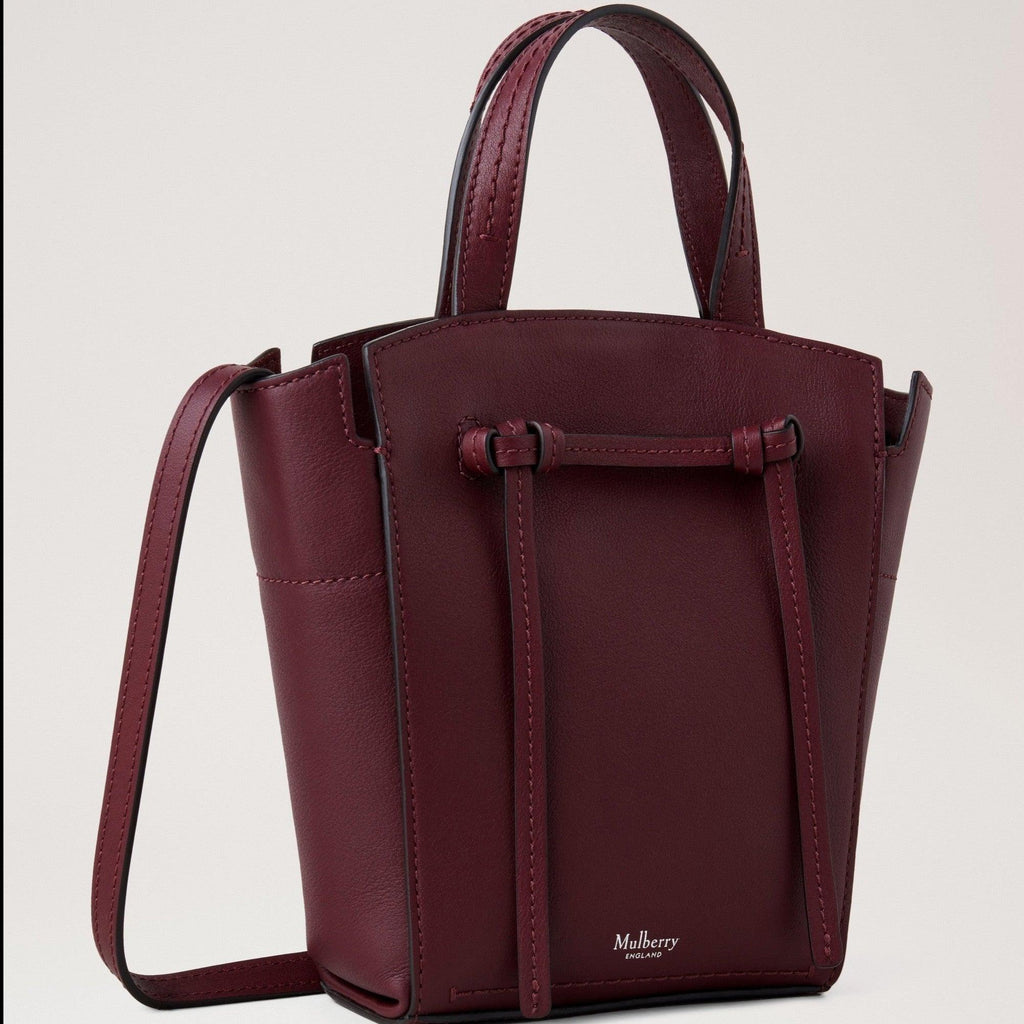 Mulberry Clovelly Mini Tote Refined Calf Black Cherry - Clovelly - RL7963/635K560