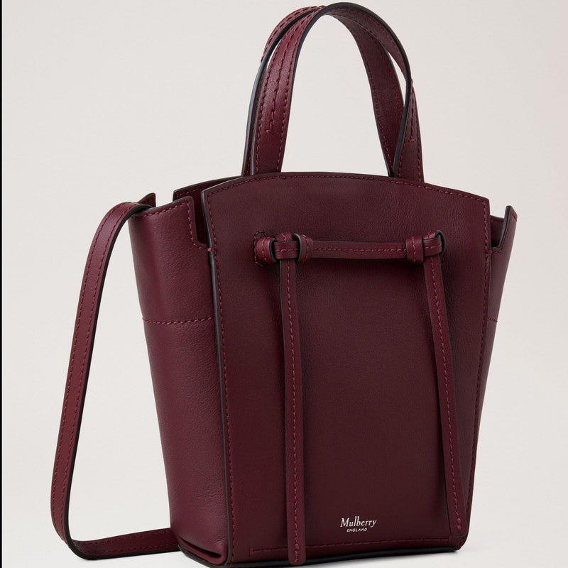 Mulberry Clovelly Mini Tote Refined Calf Black Cherry - Clovelly - RL7963/635K560